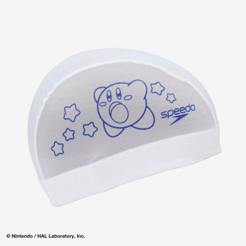 スピードSPEEDOスイムフィットネス競泳キャップカービィメッシュキャップSE12601-W