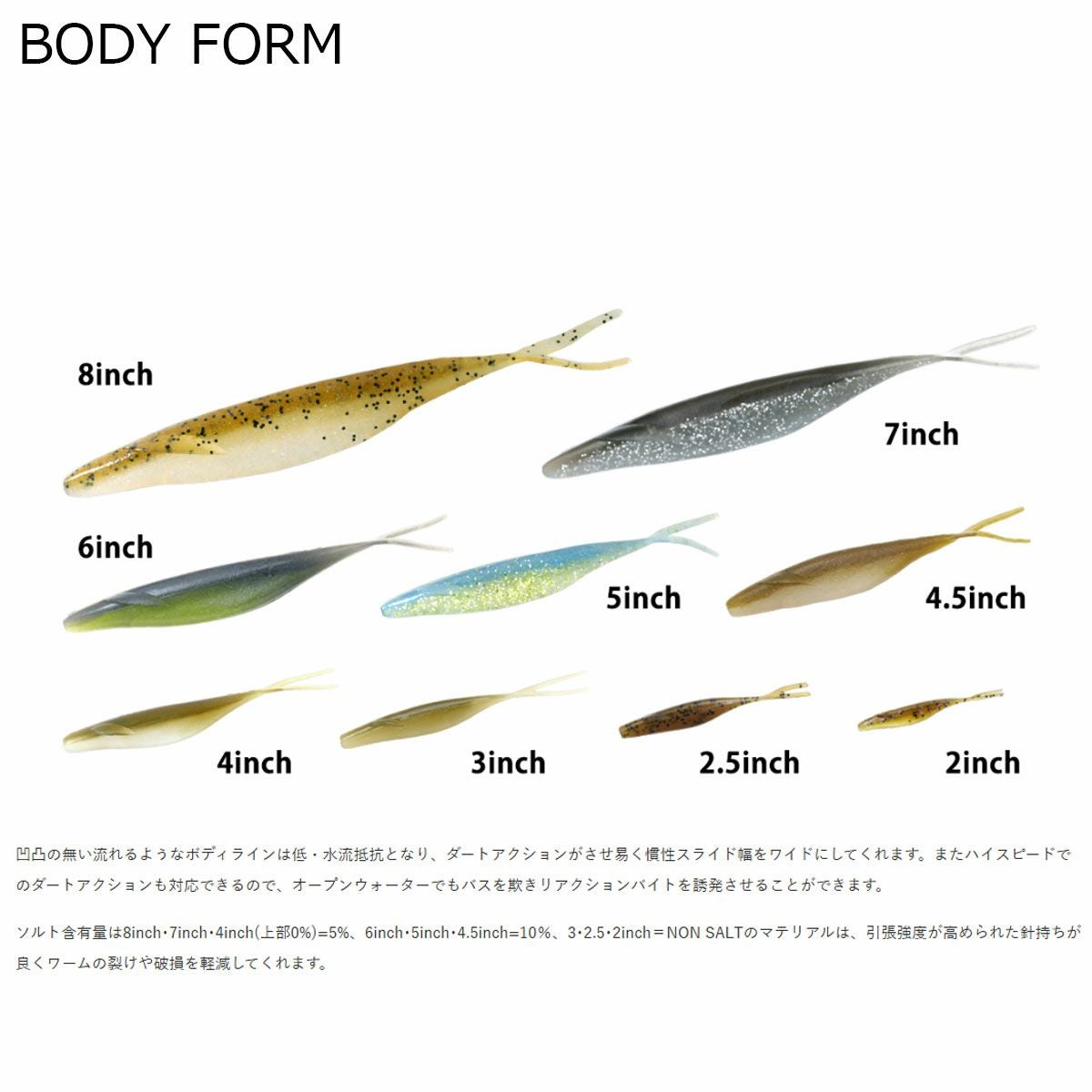 デプスDEPSフィッシング釣りルアーサカマタシャッド4.5インチ#39パールホワイトSAKAMATASHAD4.5inch4544565225394