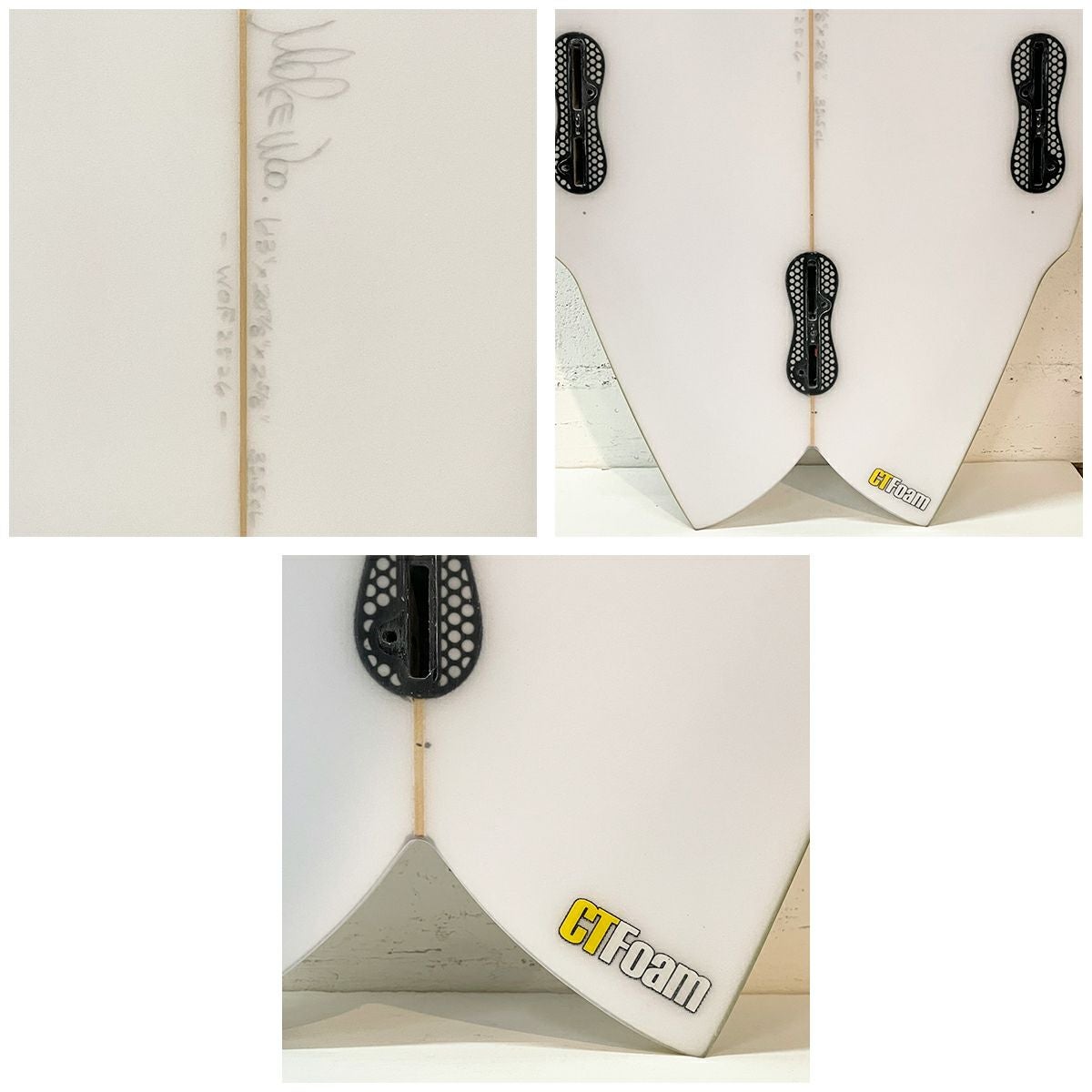 マイクウーMIKEWOOサーフィンサーフサーフボード板ショートボードIONTWINLARGE6.3DRKGLDPUBLANKS2526