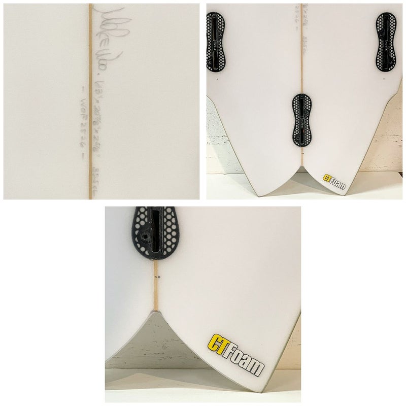 マイクウーMIKEWOOサーフィンサーフサーフボード板ショートボードIONTWINLARGE6.3DRKGLDPUBLANKS2526