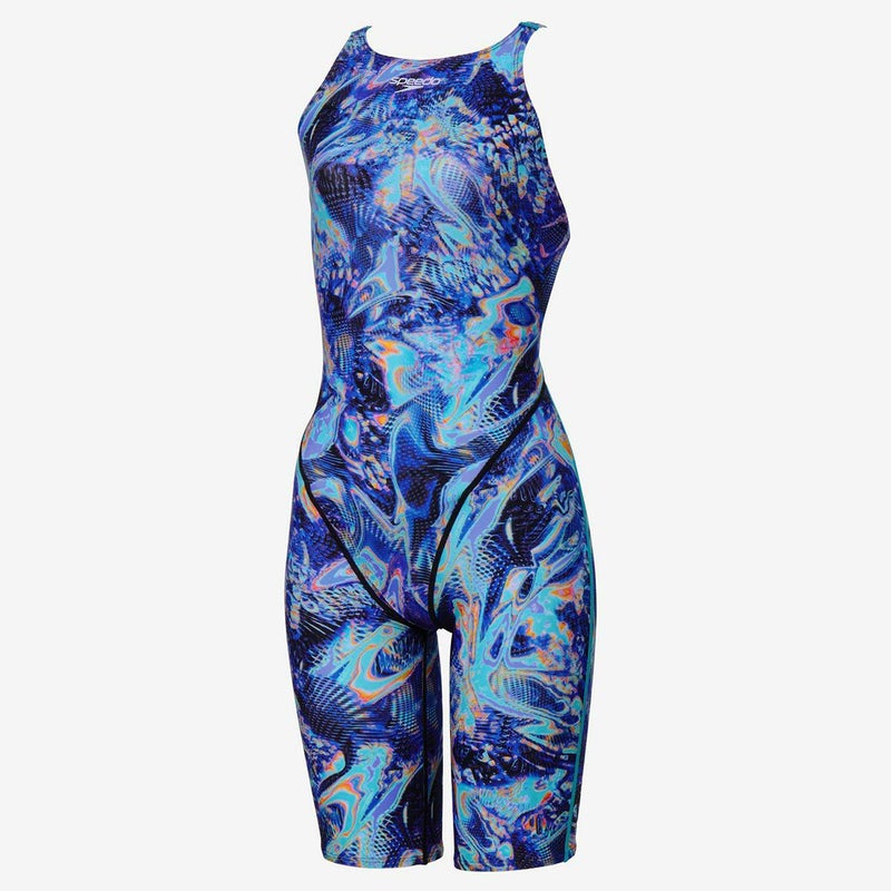 スピードSPEEDOスイムフィットネス競泳水着フレックスシグマニューオープンバックニースキン2SCW12606F-VIレディース女性26S1