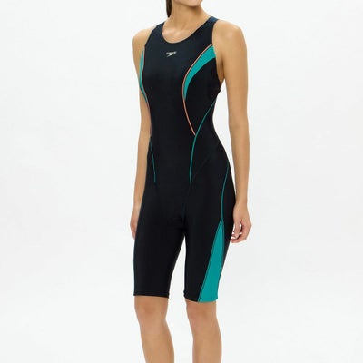 スピードSPEEDOスイムフィットネス競泳水着フィールアップルースンニースキンSFW12560-NQレディース女性26S1