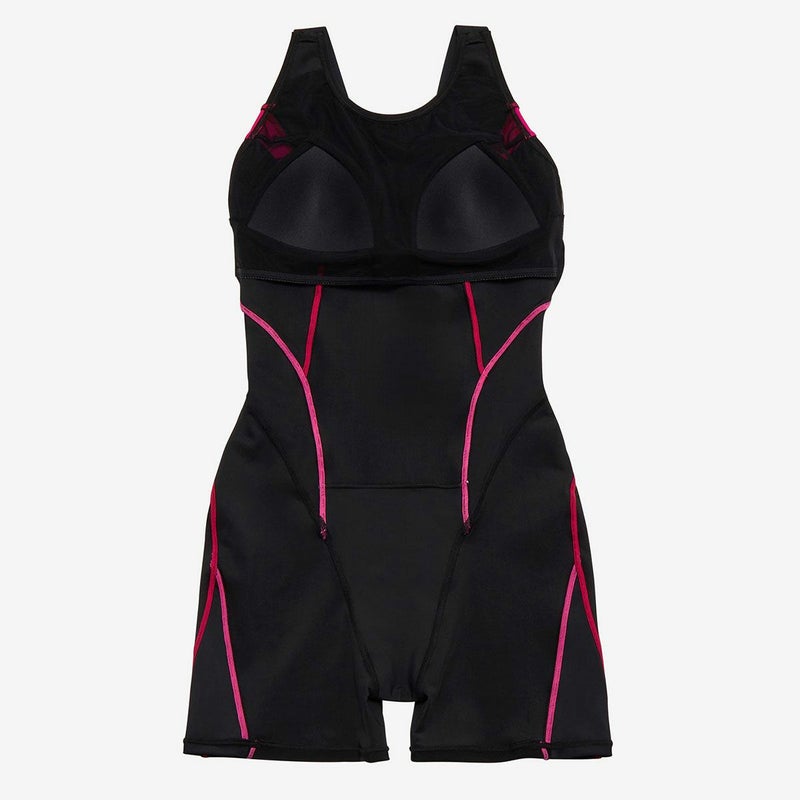 スピードSPEEDOスイムフィットネス競泳水着フィールアップルースンハーフニースキンSFW12561-NQレディース女性26S1