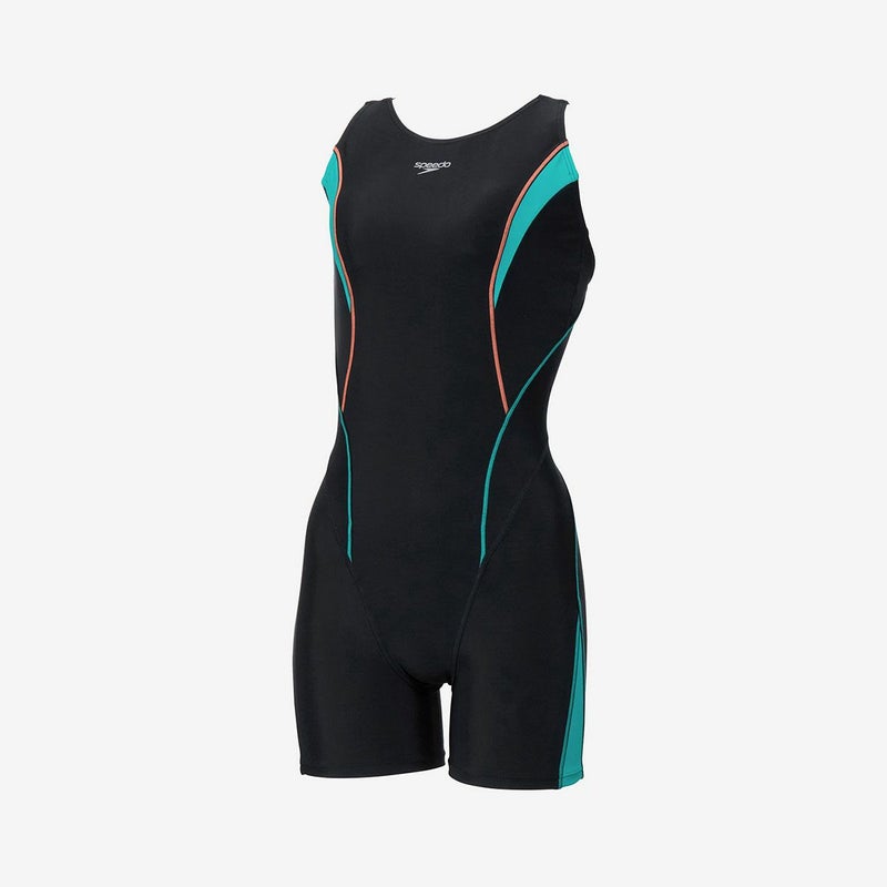 スピードSPEEDOスイムフィットネス競泳水着フィールアップルースンハーフニースキンSFW12561-NQレディース女性26S1