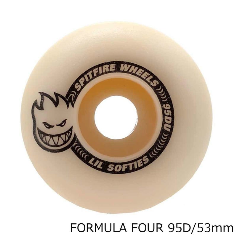 スピットファイアSPITFIREスケボースケートボードウィール95DUSOFTIESCLASSICSHAPE53mm21110407A53
