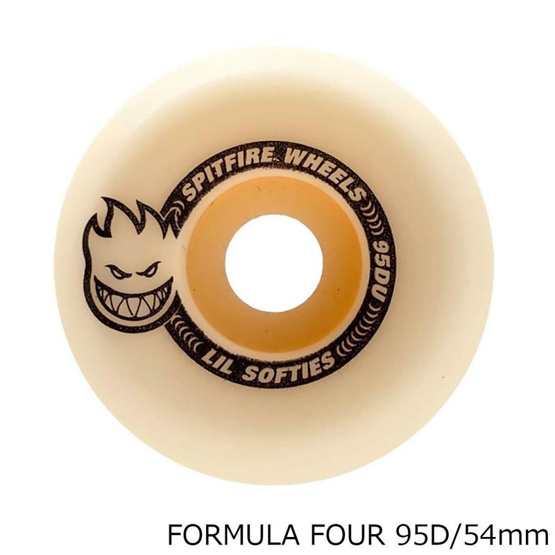 スピットファイアSPITFIREスケボースケートボードウィール95DULILSOFTIESCONICALFULLSHAPE54mm21110407B54
