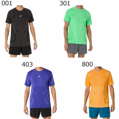 アシックスasicsランニングウェア半袖TシャツROADランニングシームレス半袖シャツ2011D355メンズ男性26SP春夏