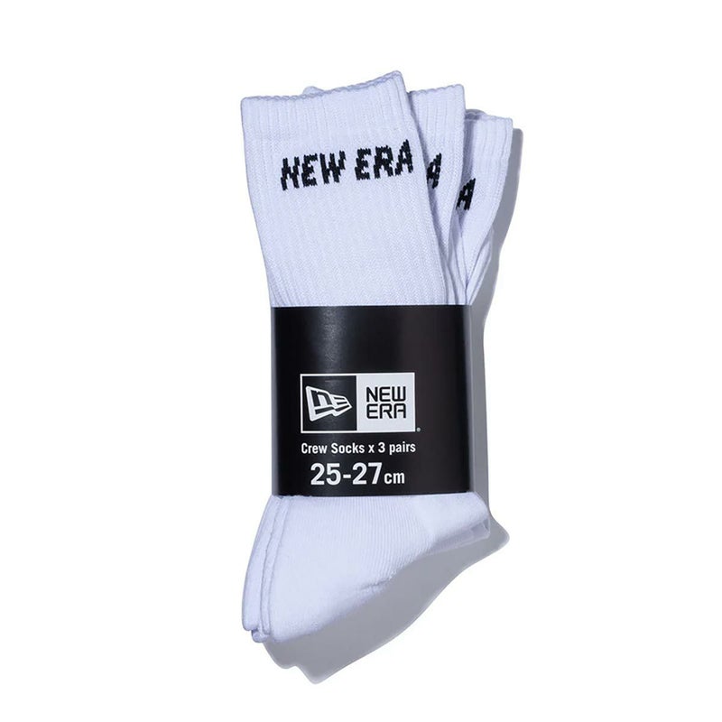 ニューエラNEWERAサーフィンサーフソックス靴下ソックスクルー3ペアホワイト14518176メンズレディースユニセックス26SP春夏