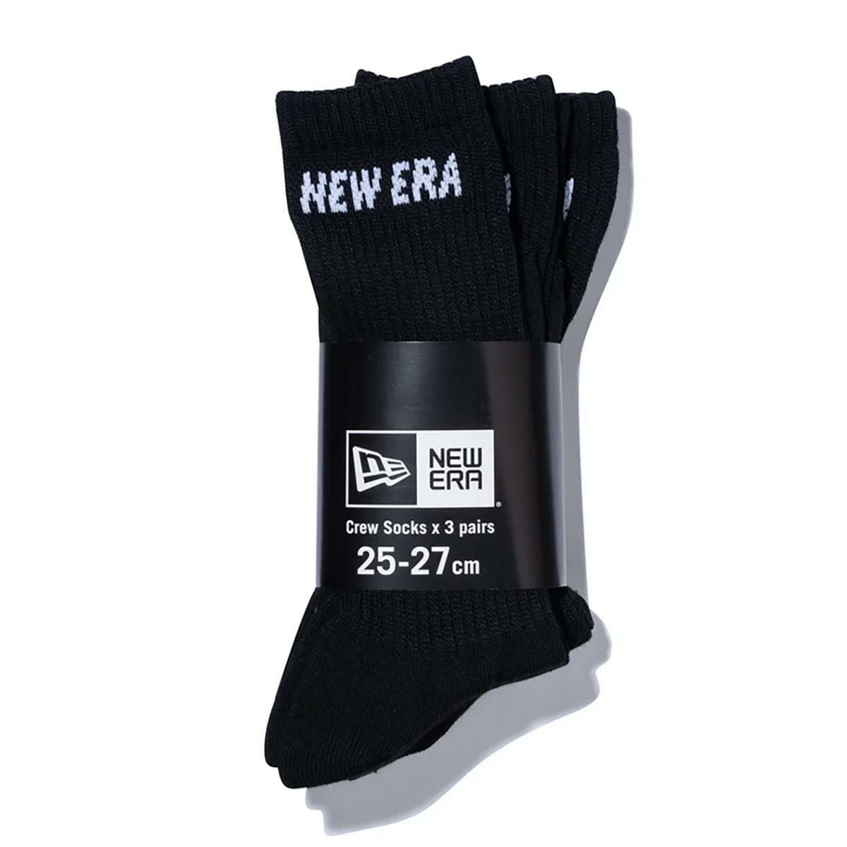 ニューエラNEWERAサーフィンサーフソックス靴下ソックスクルー3ペアブラック14518183メンズレディースユニセックス26SP春夏