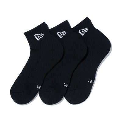 ニューエラNEWERAサーフィンサーフソックス靴下ソックスアンクル3ペアブラック14518191メンズレディースユニセックス26SP春夏