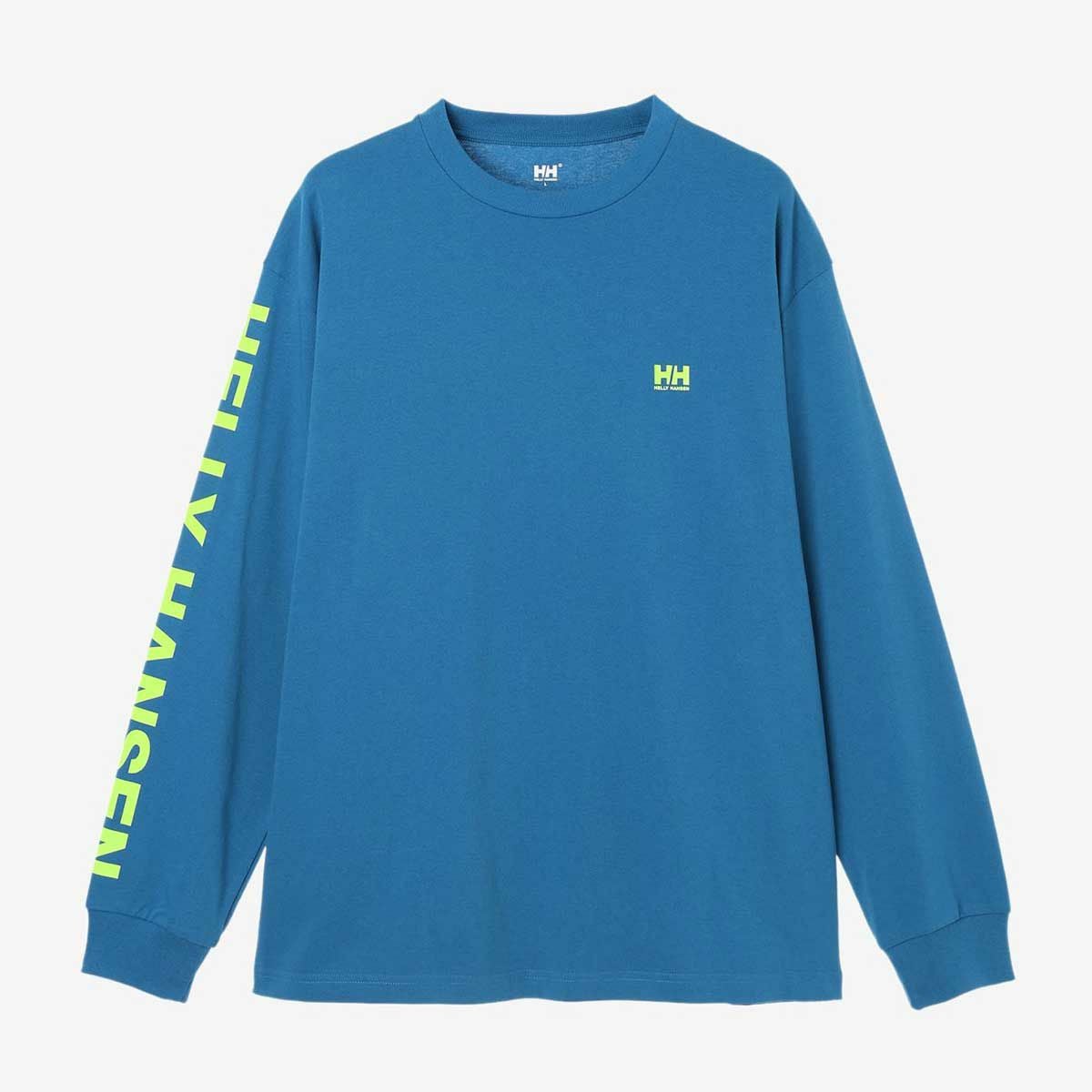 ヘリーハンセンHELLYHANSアウトドアカジュアルウェア長袖シャツロングスリーブレターティーL/SLETTERTEEHE32638-NBメンズレディースユニセックス26SP春夏
