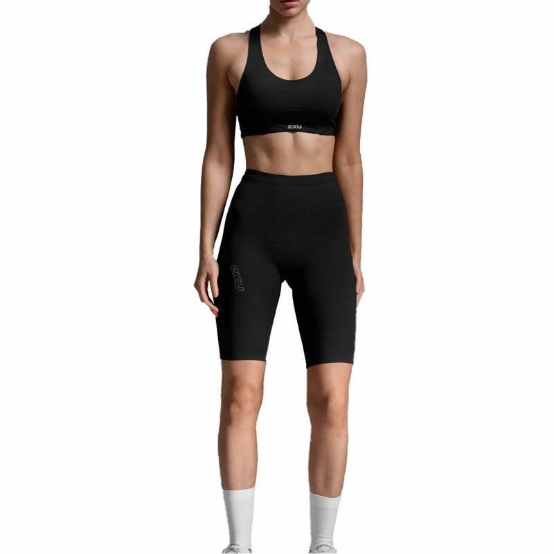 ツータイムズユー2XUランニングウェアインナーパンツウィメンズライトスピードリアクトハイライズコンプレッションショートWA7548B-BLKBRFレディース女性26SP春夏