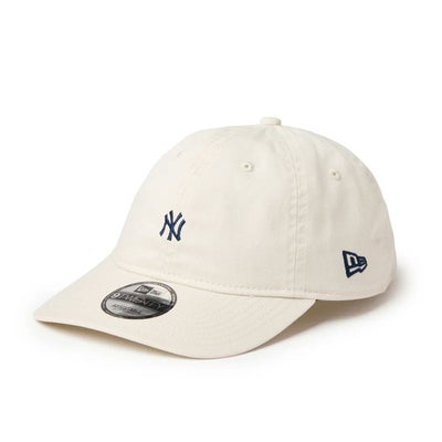 ニューエラNEWERAアウトドアカジュアル帽子キャップ9TWENTYウォッシュドコットンMiniLogoニューヨーク・ヤンキースアイボリー/ミッドナイトネイビー920WASHEDMLNEYYAN14942673メンズレディースユニセックス26SP春夏