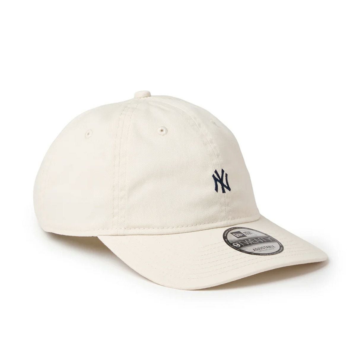 ニューエラNEWERAアウトドアカジュアル帽子キャップ9TWENTYウォッシュドコットンMiniLogoニューヨーク・ヤンキースアイボリー/ミッドナイトネイビー920WASHEDMLNEYYAN14942673メンズレディースユニセックス26SP春夏