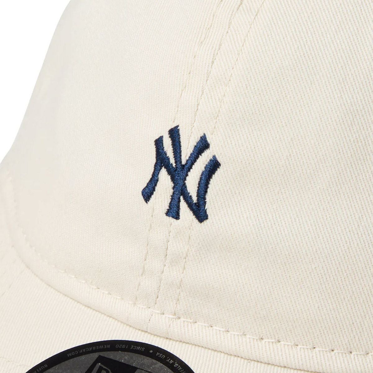 ニューエラNEWERAアウトドアカジュアル帽子キャップ9TWENTYウォッシュドコットンMiniLogoニューヨーク・ヤンキースアイボリー/ミッドナイトネイビー920WASHEDMLNEYYAN14942673メンズレディースユニセックス26SP春夏