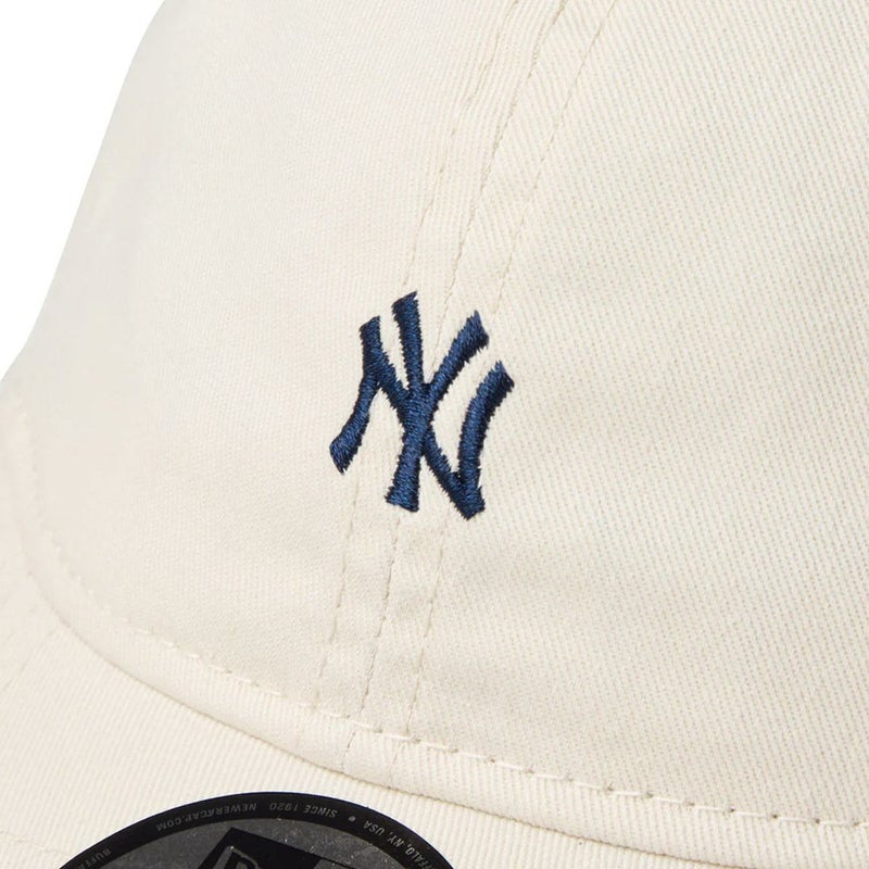 ニューエラNEWERAアウトドアカジュアル帽子キャップ9TWENTYウォッシュドコットンMiniLogoニューヨーク・ヤンキースアイボリー/ミッドナイトネイビー920WASHEDMLNEYYAN14942673メンズレディースユニセックス26SP春夏