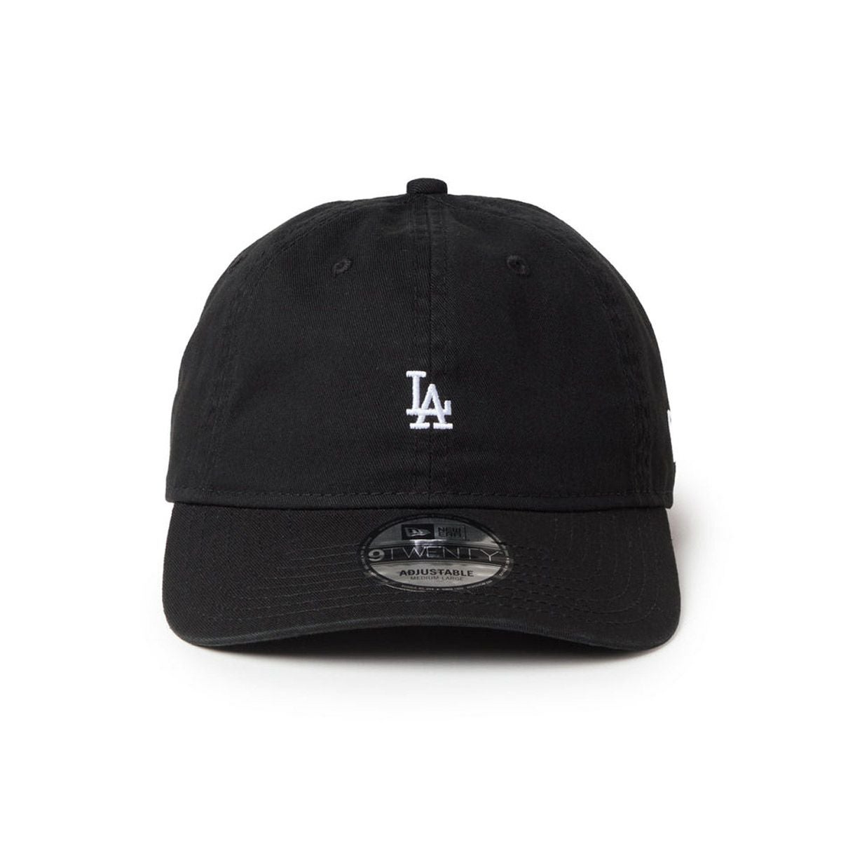 ニューエラNEWERAアウトドアカジュアル帽子キャップ9TWENTYウォッシュドコットンMiniLogoロサンゼルス・ドジャースブラック/ホワイト920WASHEDMLLOSDOD14942679メンズレディースユニセックス26SP春夏