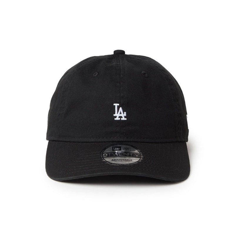 ニューエラNEWERAアウトドアカジュアル帽子キャップ9TWENTYウォッシュドコットンMiniLogoロサンゼルス・ドジャースブラック/ホワイト920WASHEDMLLOSDOD14942679メンズレディースユニセックス26SP春夏
