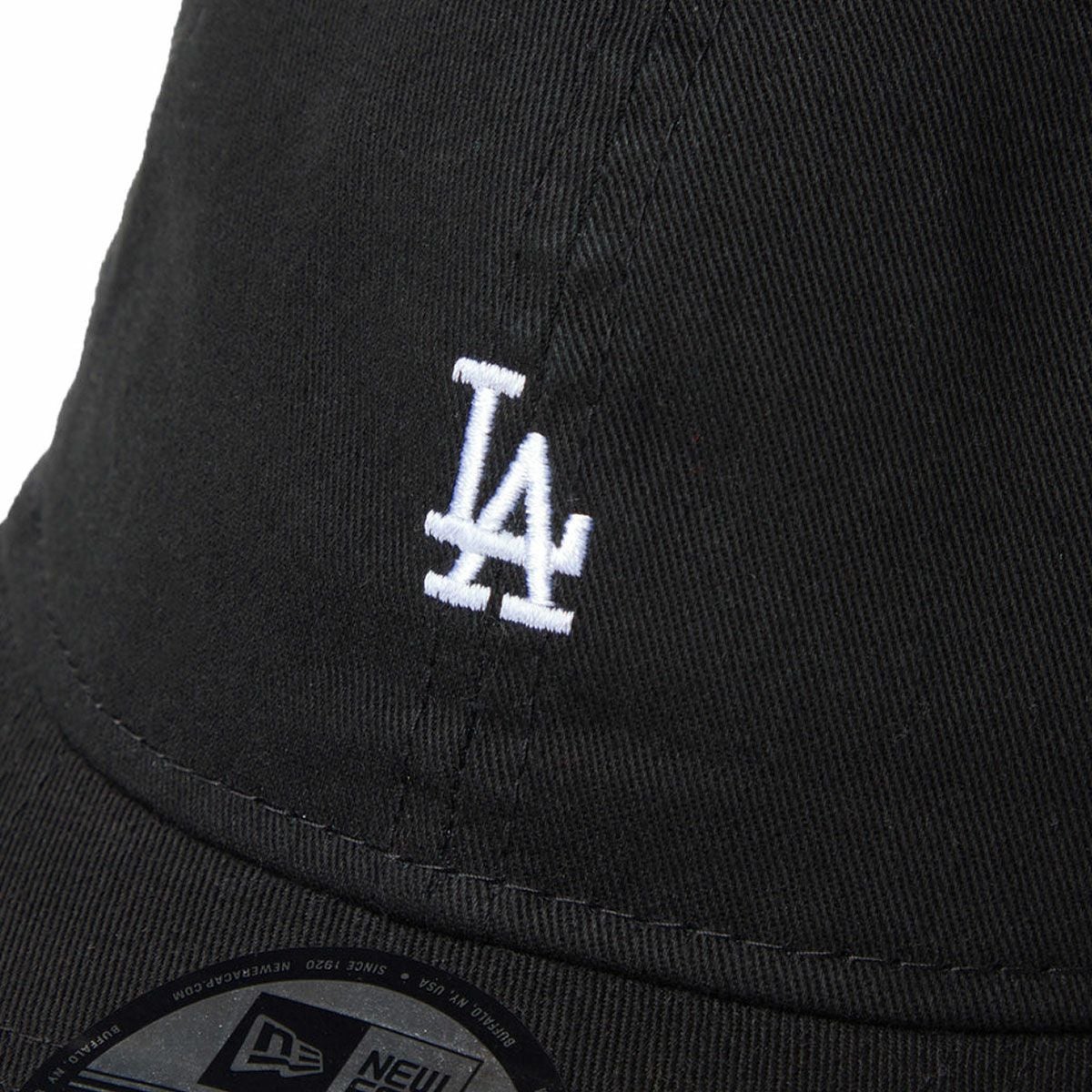 ニューエラNEWERAアウトドアカジュアル帽子キャップ9TWENTYウォッシュドコットンMiniLogoロサンゼルス・ドジャースブラック/ホワイト920WASHEDMLLOSDOD14942679メンズレディースユニセックス26SP春夏