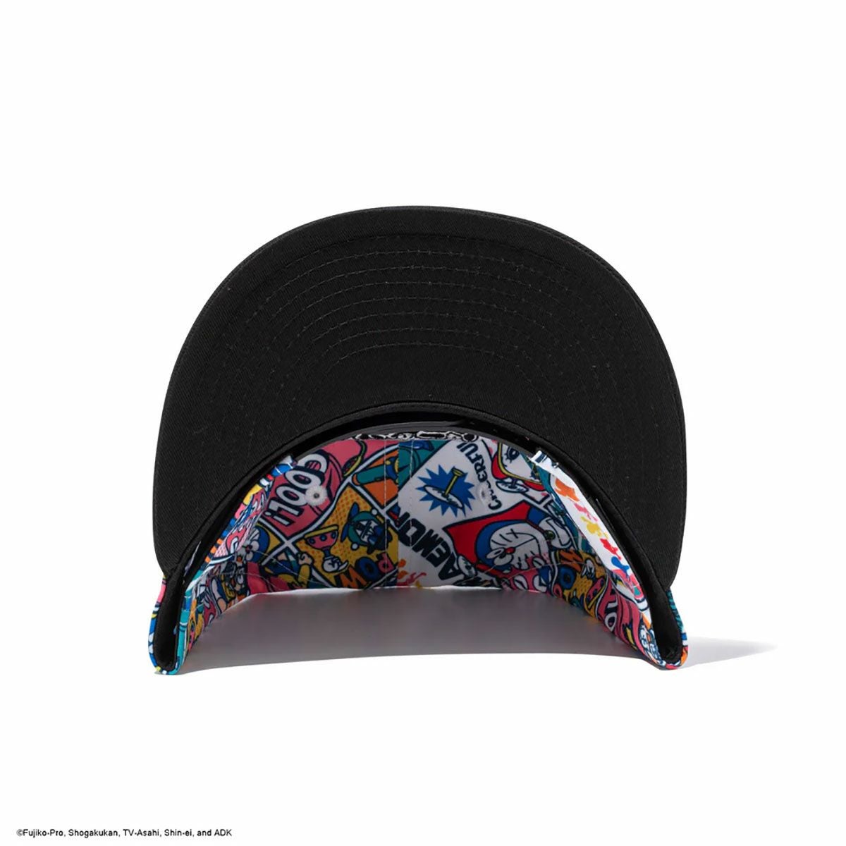 ニューエラNEWERAアウトドアカジュアル帽子キャップ9FIFTYドラえもんコミックオールオーバープリントブラックバイザー14935420メンズレディースユニセックス26SP春夏