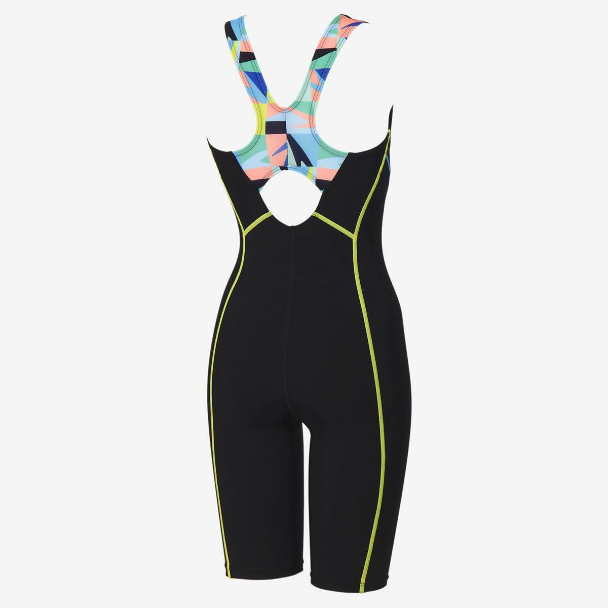 スピードSPEEDOスイムフィットネス競泳水着パズルルースンニースキンSFW12611-BLレディース女性26S1