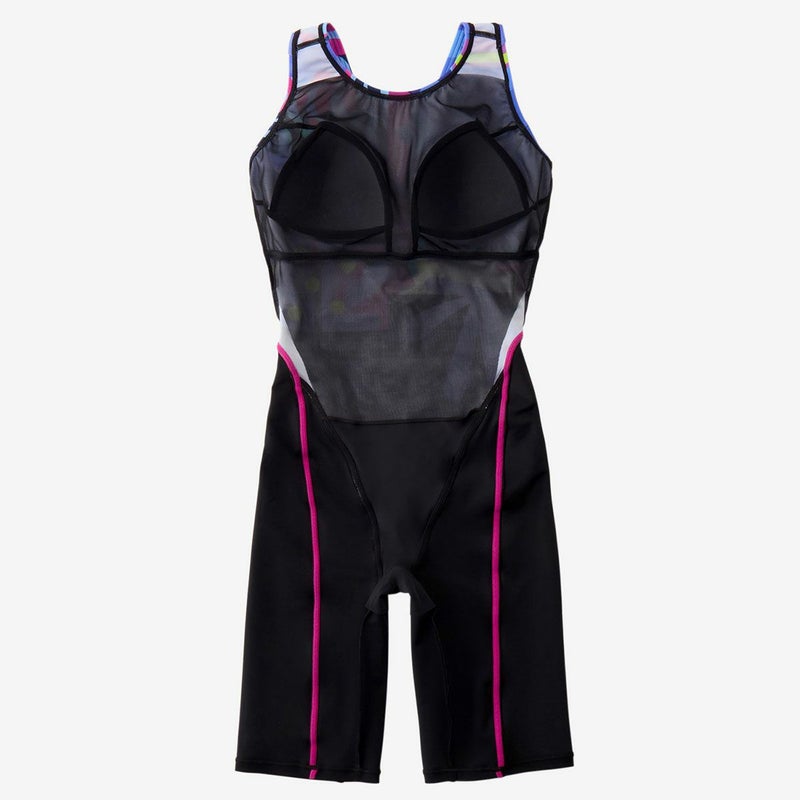 スピードSPEEDOスイムフィットネス競泳水着ウォーターファンルースンニースキンSFW12613-YEレディース女性26S1