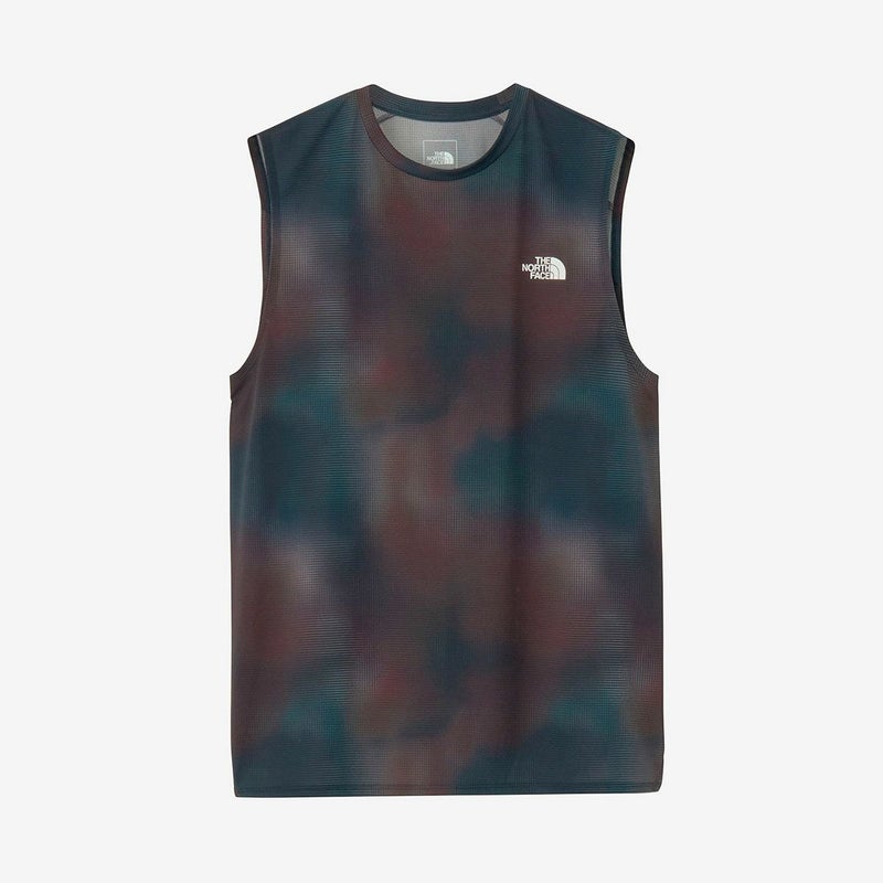ザ・ノース・フェイスTHENORTHFACEランニングトレーニングウェアノースリーブタンクトップスリーブレスGTDメランジクルーNT12594-GDメンズ男性26SS春夏