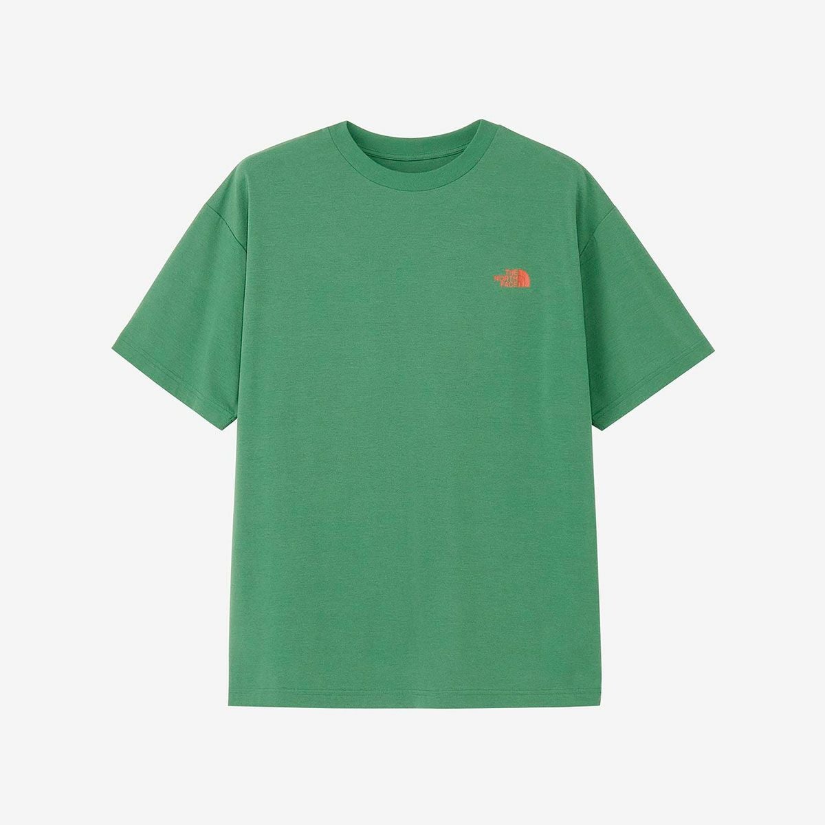 ザ・ノース・フェイスTHENORTHFACEランニングトレーニングウェア半袖TシャツショートスリーブES66ロゴワイドティーNT32597-DRメンズ男性26SS春夏