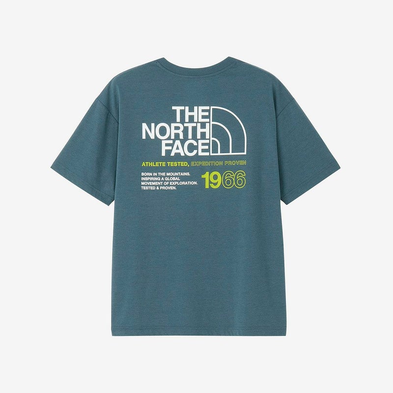 ザ・ノース・フェイスTHENORTHFACEランニングトレーニングウェア半袖TシャツショートスリーブES66ロゴワイドティーNT32597-SLメンズ男性26SS春夏