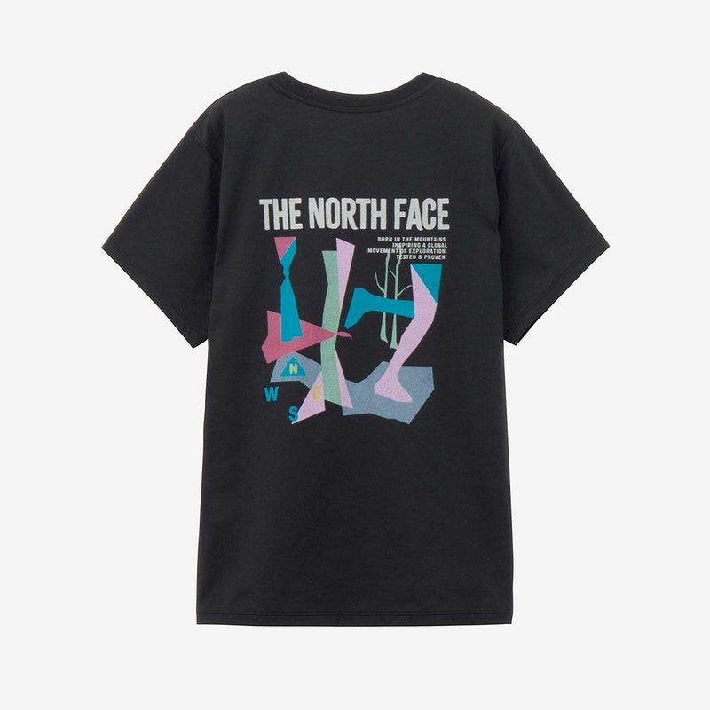 ザ・ノース・フェイスTHENORTHFACEランニングトレーニングウェア半袖TシャツショートスリーブESレトロトレイルティーNTW32683-Kレディース女性26SS春夏