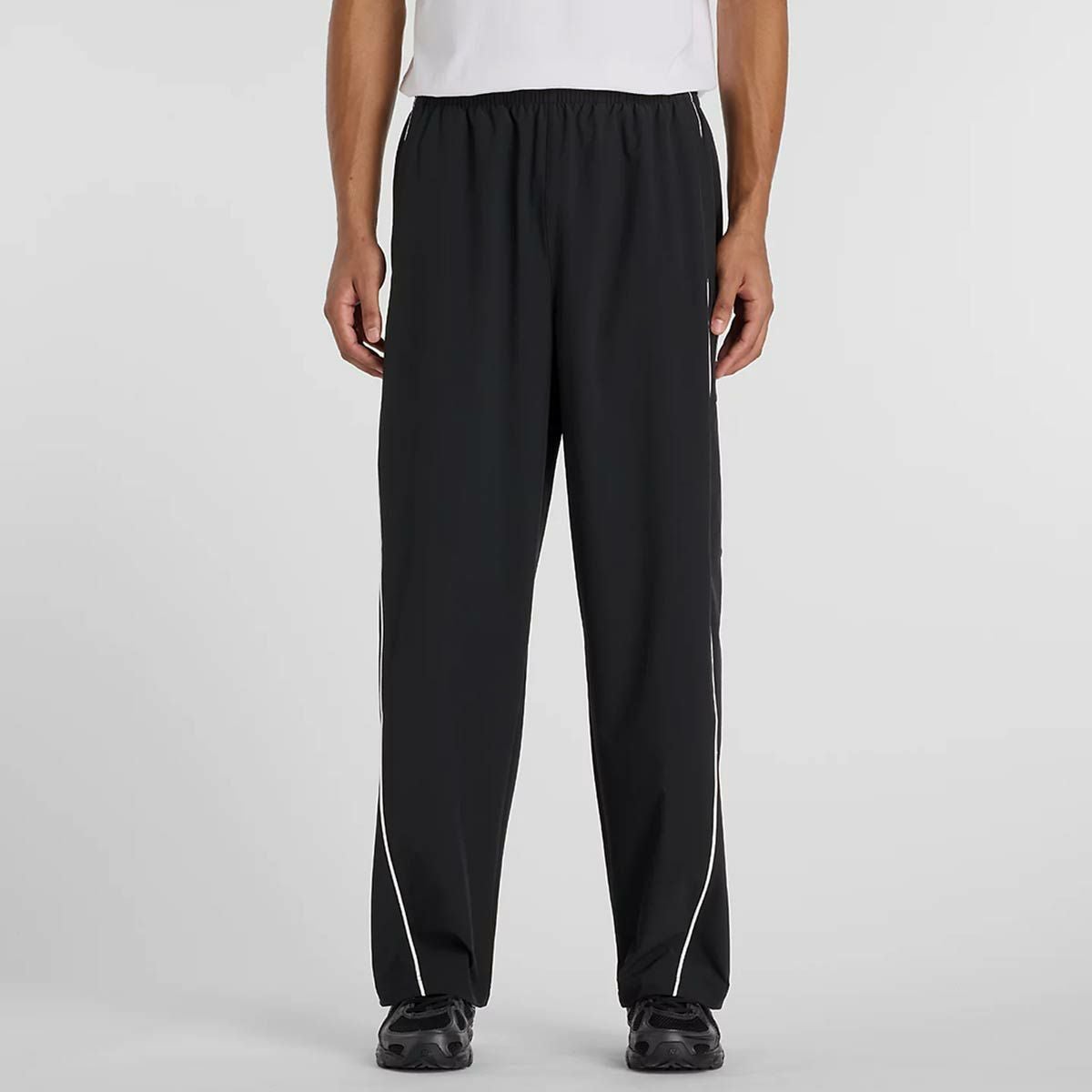 ニューバランスnewbalanceジムフィットネスヨガウェアボトムスロングパンツ長ズボンウーブンワイドパンツMB6179B9-BKメンズ男性26SP春夏