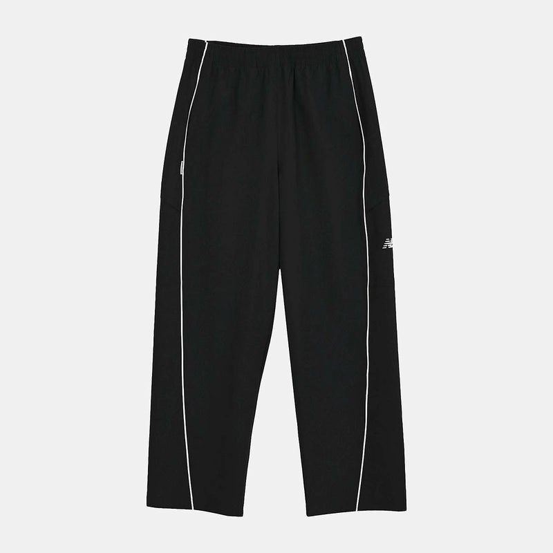 ニューバランスnewbalanceジムフィットネスヨガウェアボトムスロングパンツ長ズボンウーブンワイドパンツMB6179B9-BKメンズ男性26SP春夏