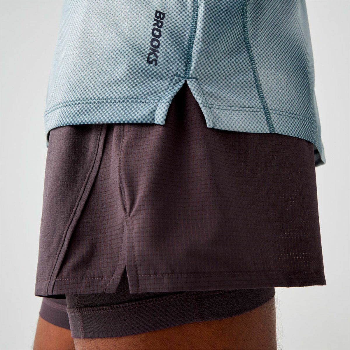 ブルックスBROOKSランニングウェア半袖TシャツDashShortSleevePrintedBAM5870メンズ男性26SP春夏