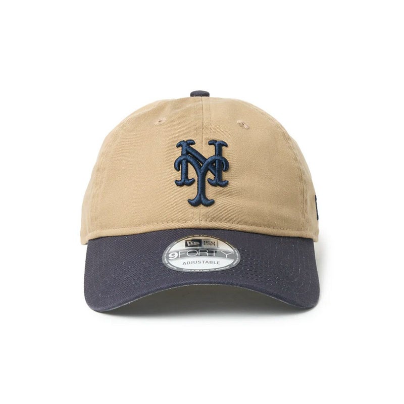 ニューエラNEWERAアウトドアカジュアル帽子キャップ9FORTYMLBアンストラクチャードUnstructuredニューヨーク・メッツカーキネイビー14744834メンズレディースユニセックス26SP春夏