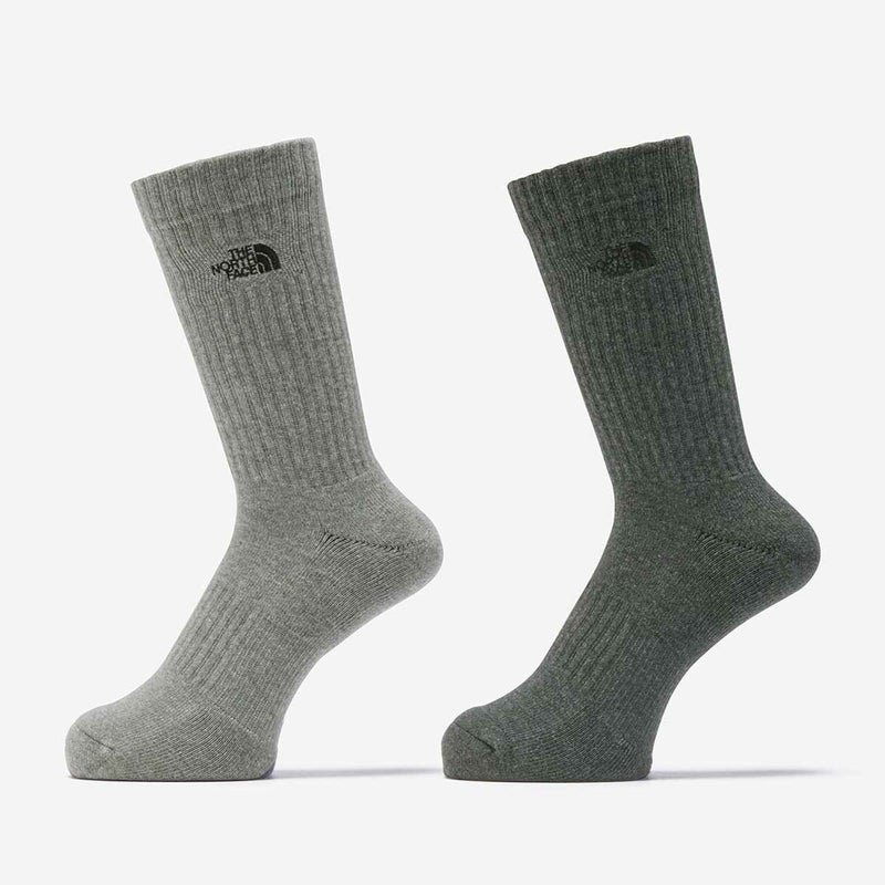 ザ・ノース・フェイスTHENORTHFACEアウトドアカジュアルソックス靴下ロゴ2PクルーLOGO2PCREWNN82610-DL26SP春夏