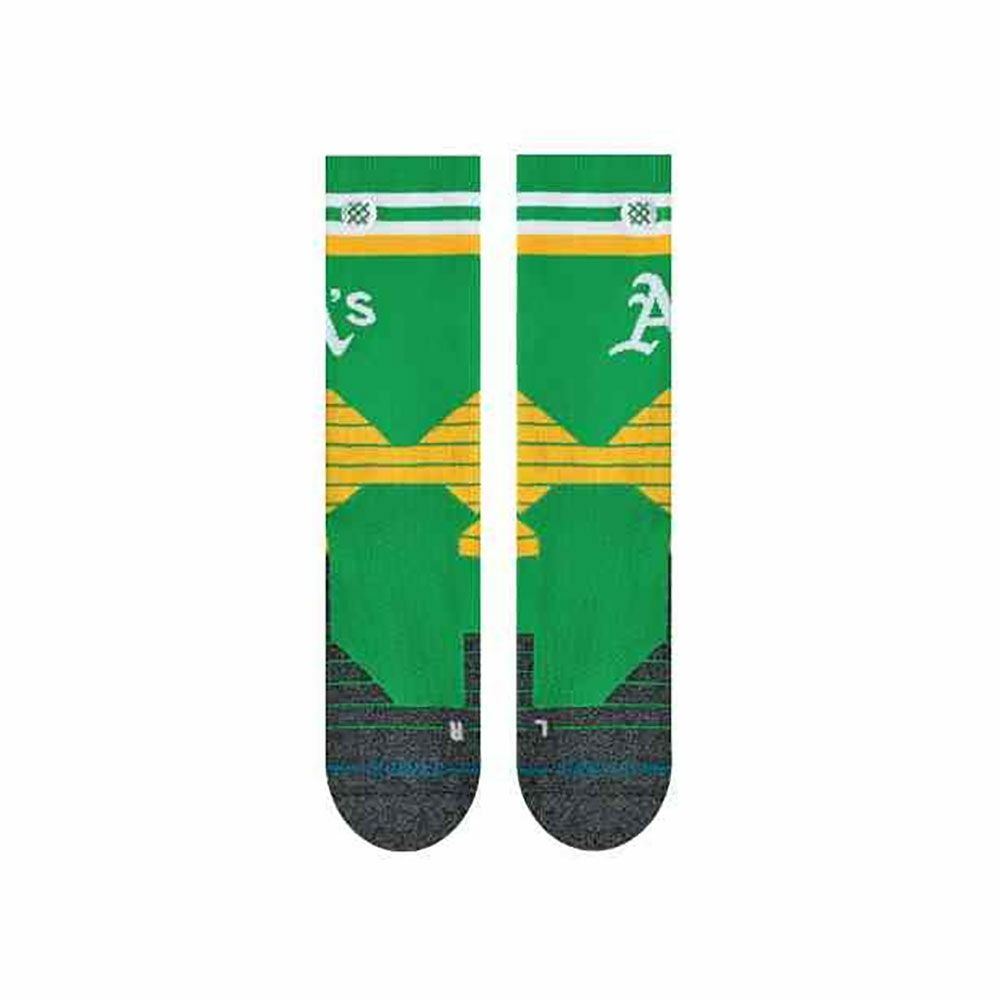 スタンスSTANCEベースボール野球ソフトボールソックス靴下DMNDPROASRETROCREWM559A18DARGRNメンズ男性26SP春夏