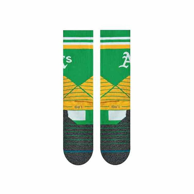 スタンスSTANCEベースボール野球ソフトボールソックス靴下DMNDPROASRETROCREWM559A18DARGRNメンズ男性26SP春夏
