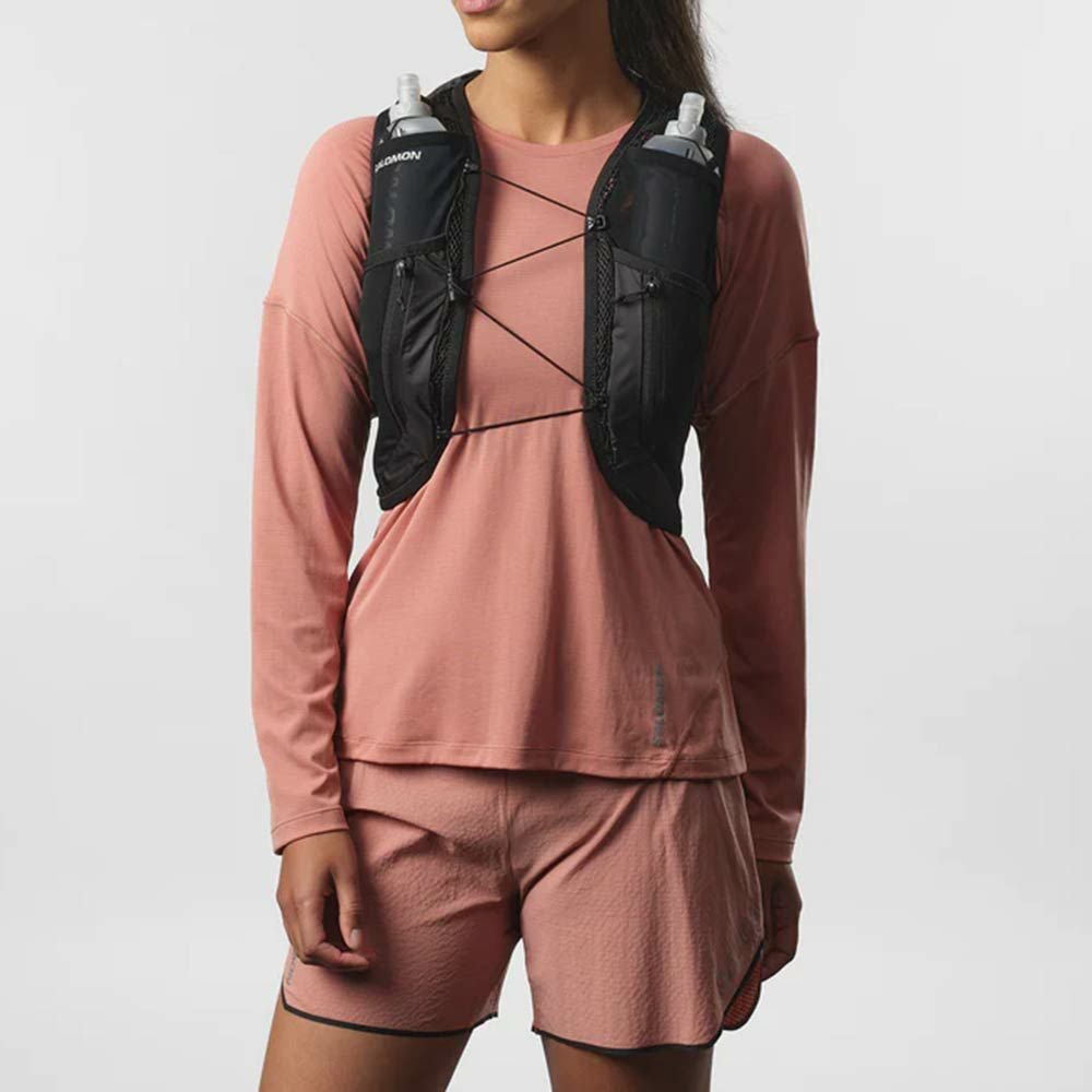 サロモンSALOMONランニング鞄バッグバックパックACTIVESKIN12ランニングベスト（フラスク付）LC2178600レディース女性26SP春夏