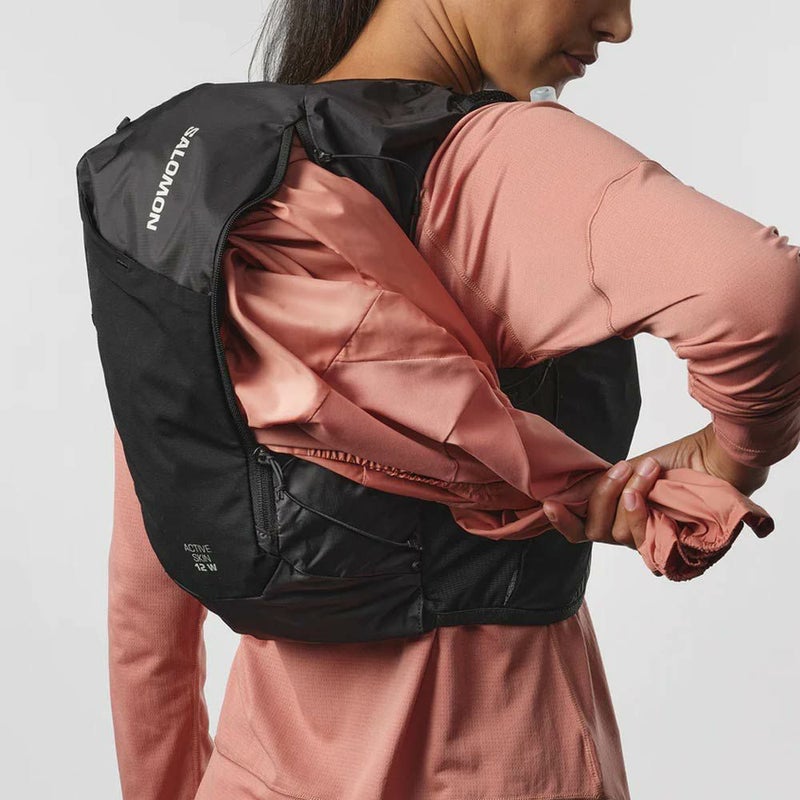 サロモンSALOMONランニング鞄バッグバックパックACTIVESKIN12ランニングベスト（フラスク付）LC2178600レディース女性26SP春夏