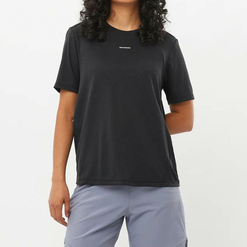 サロモンSALOMONランニングウェア半袖TシャツSHAKEoutCORELC2425200レディース女性26SP春夏