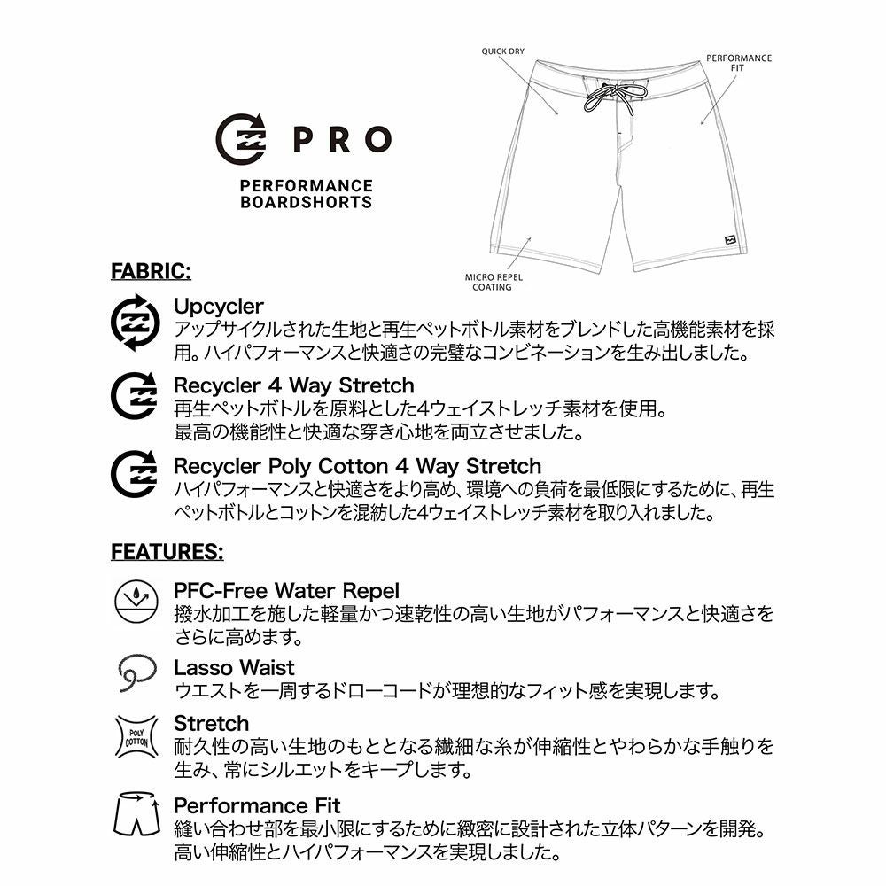 ビラボンBILLABONGサーフィンサーフ水着ボードショーツトランクス海パンSUNDAYSPROBG011509メンズ男性26SP春夏