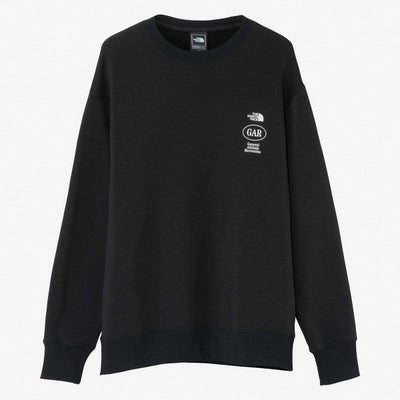 ザ・ノース・フェイスTHENORTHFACEアウトドアカジュアルウェアスウェットトレーナーGARスウェットクルーNT12666-Kメンズレディースユニセックス26SP春夏