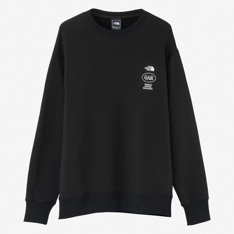 ザ・ノース・フェイスTHENORTHFACEアウトドアカジュアルウェアスウェットトレーナーGARスウェットクルーNT12666-Kメンズレディースユニセックス26SP春夏