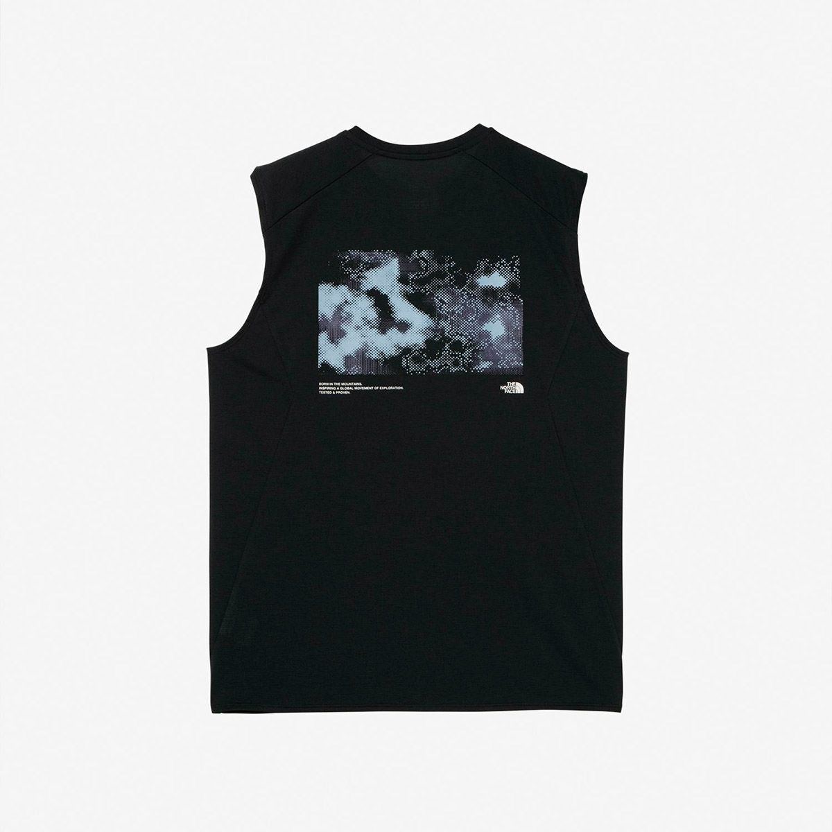 ザ・ノース・フェイスTHENORTHFACEランニングトレーニングウェアノースリーブタンクトップスリーブレスGTDメランジグラフィッククルーNT12676-Kメンズ男性26SS春夏