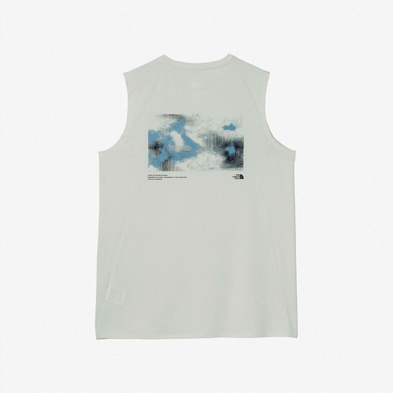 ザ・ノース・フェイスTHENORTHFACEランニングトレーニングウェアノースリーブタンクトップスリーブレスGTDメランジグラフィッククルーNTW12676-GSレディース女性26SS春夏