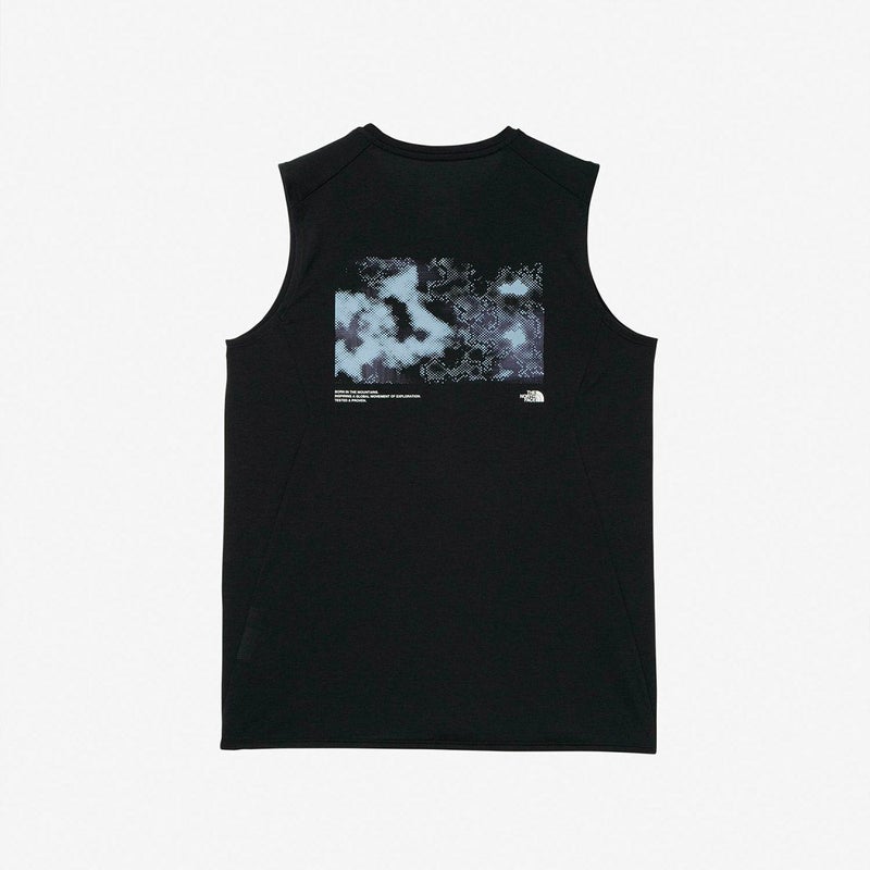 ザ・ノース・フェイスTHENORTHFACEランニングトレーニングウェアノースリーブタンクトップスリーブレスGTDメランジグラフィッククルーNTW12676-Kレディース女性26SS春夏