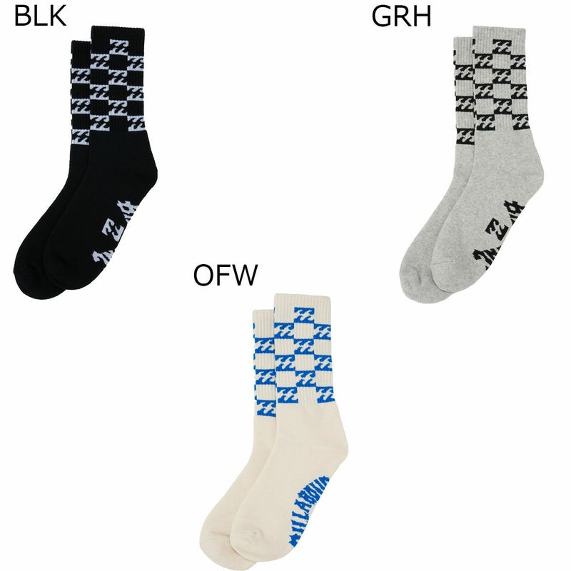 ビラボンBILLABONGサーフィンサーフソックス靴下WAVECHECKERSOCKSBG011945メンズ男性26SP春夏