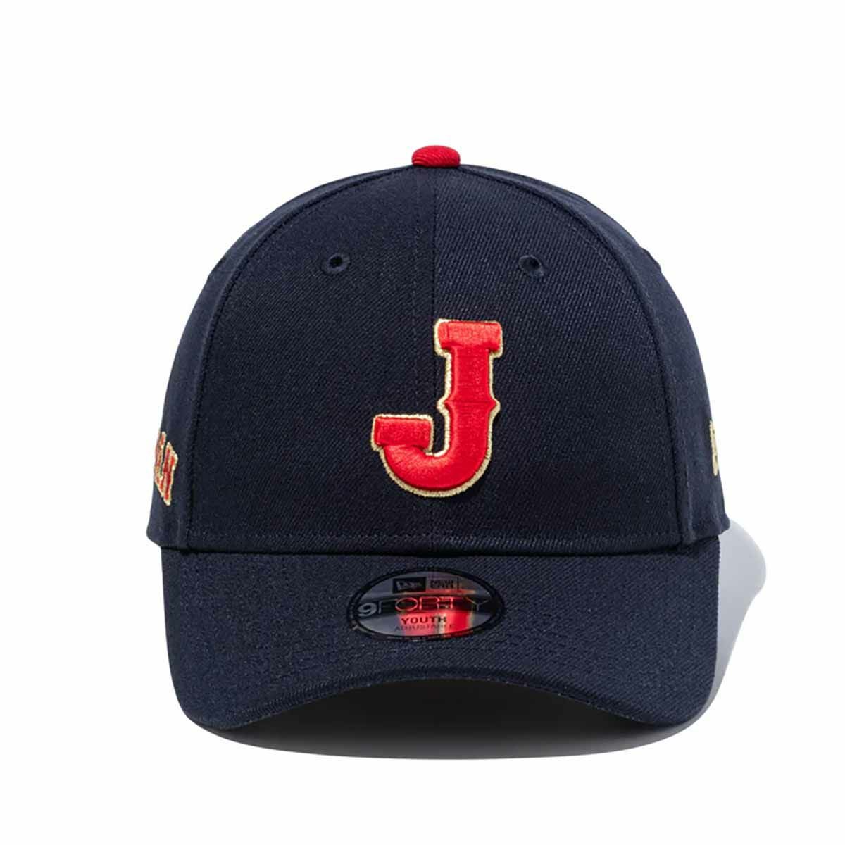 ニューエラNEWERAアウトドアカジュアル帽子キャップキッズYouth9FORTYWorldBaseballClassicSideJapanLogo14948178ジュニアキッズ子ども男の子女の子26SP春夏