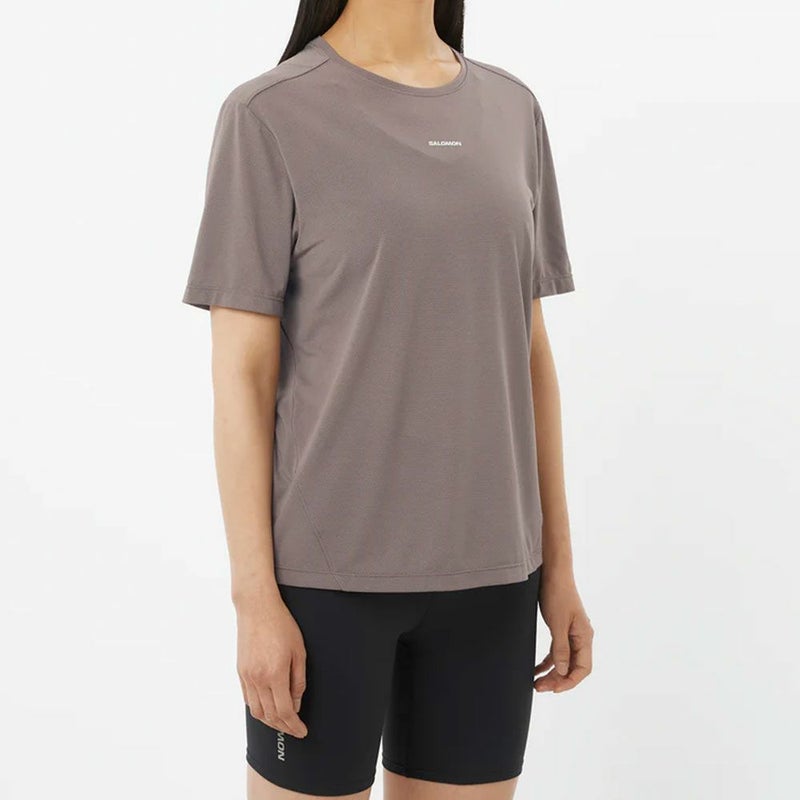 サロモンSALOMONランニングウェア半袖TシャツSHAKEoutCORELC2776000レディース女性26SP春夏