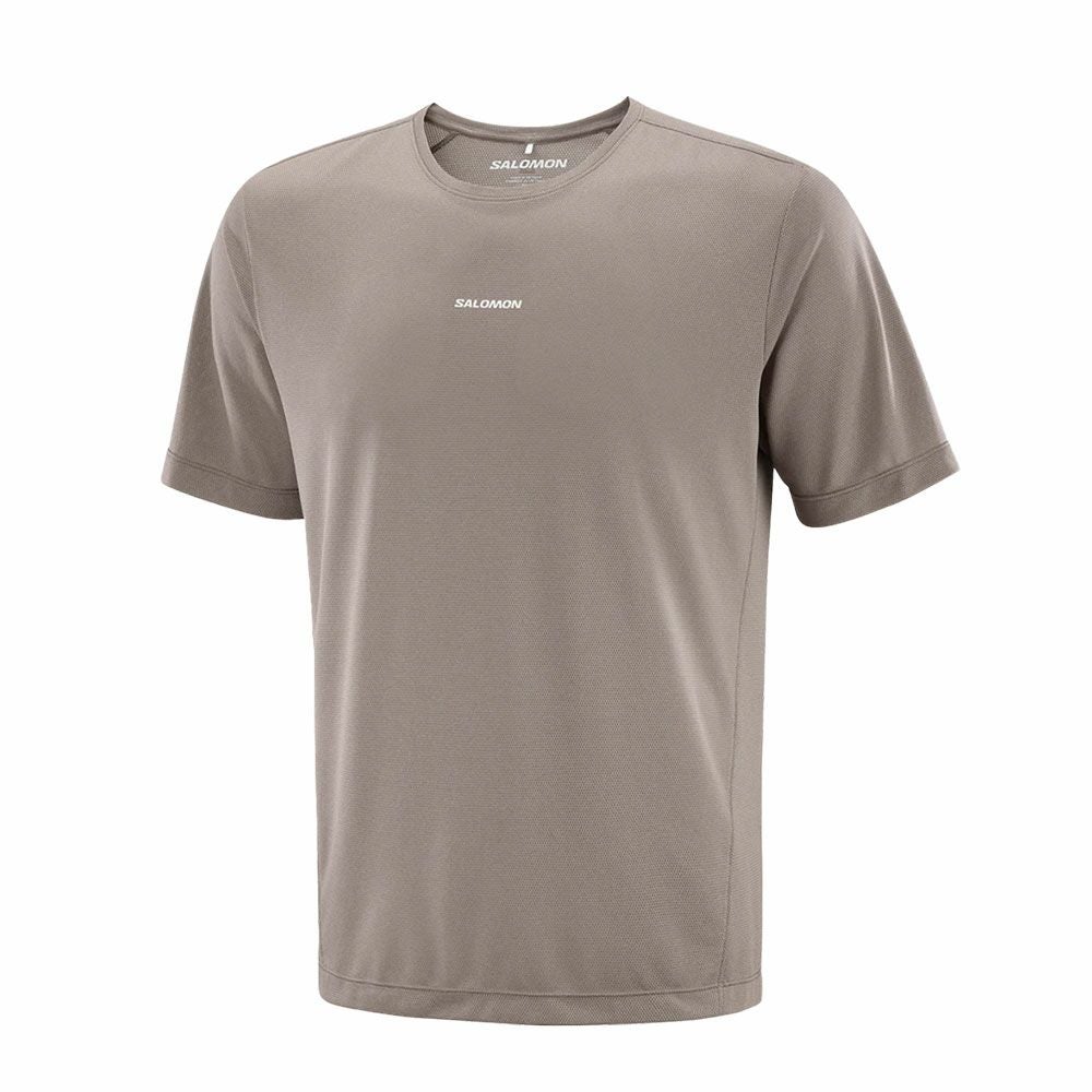 サロモンSALOMONランニングウェア半袖TシャツSHAKEoutCORELC2778600メンズ男性26SP春夏